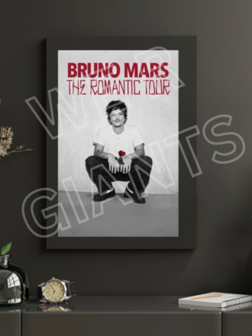 Bruno Mars The Romantic Tour 11x17 Art Poster